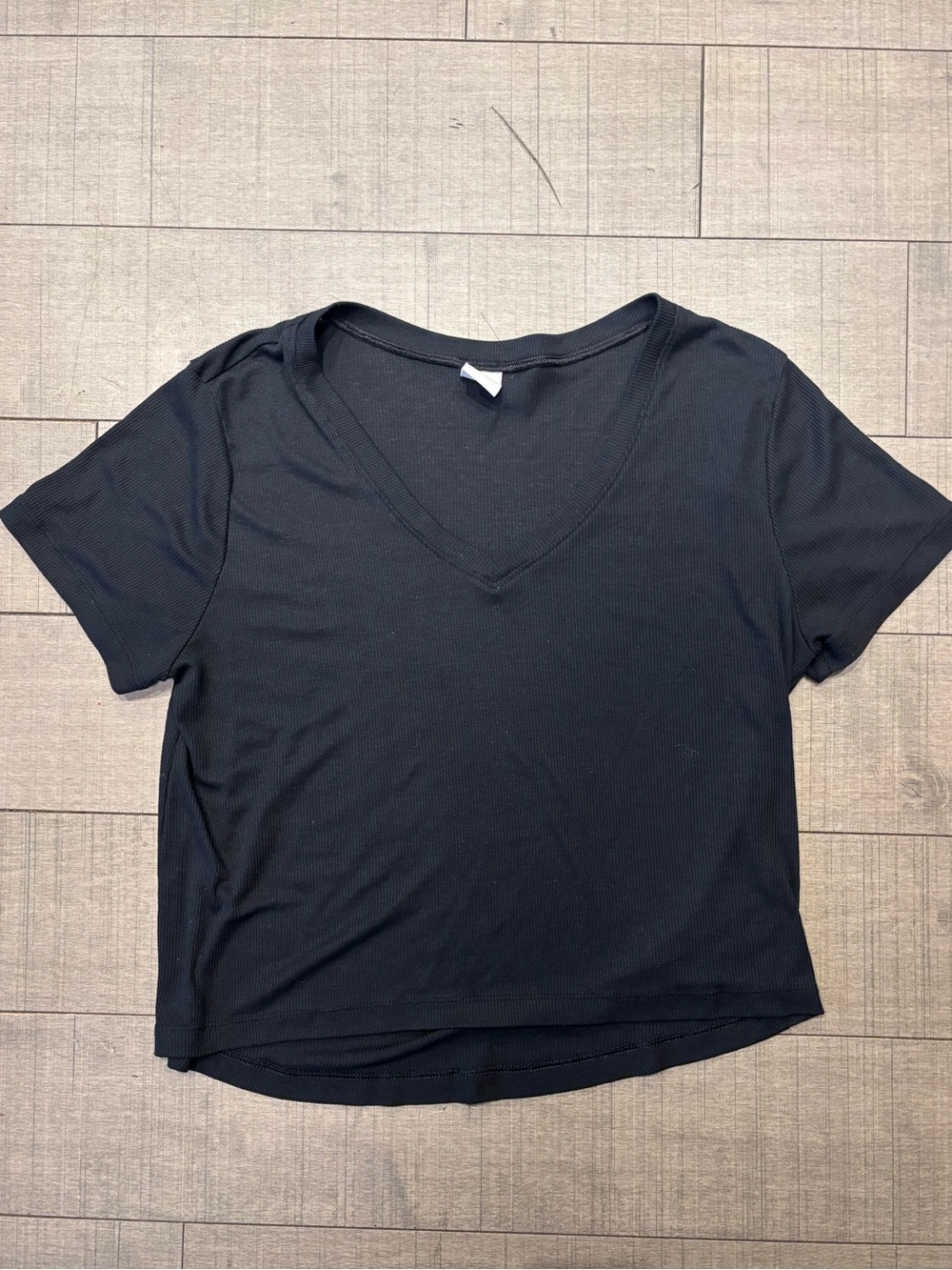 🍁3/$10🍁Lole Black V-Neck Short Sleeve Tee